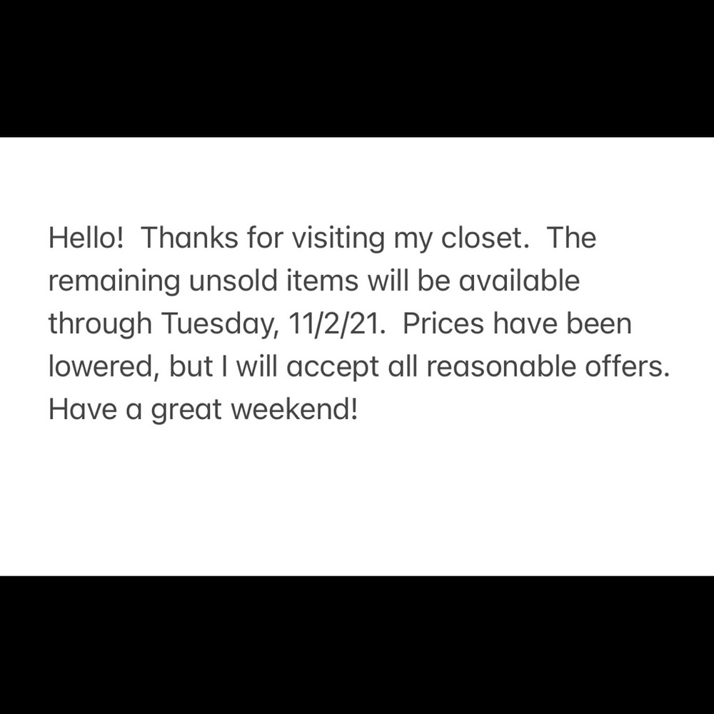 Available for limited time